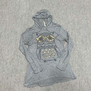 Ocasion owl hooded top